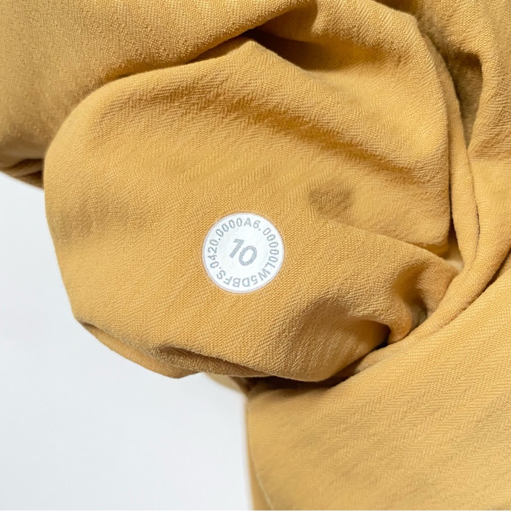 Lululemon gold buff golden yellow beyond the studio slim fit pants - Picture 10 of 12